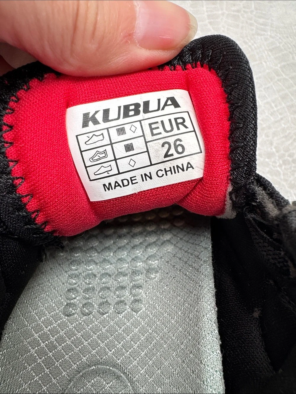 KUBUA kids' barefoot shoes, Toddler size 9.5